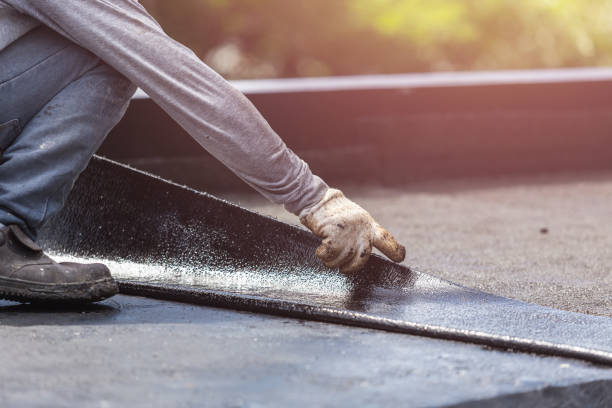 Professional Basement Waterproofing technician working in Doyle, TN